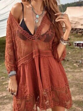 SHEIN Tunic Cover-Up